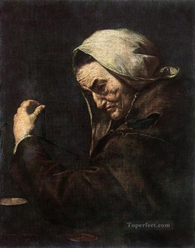 ジュセペ・デ・リベラ Painting - 古い金貸しのテネブリズム ジュセペ・デ・リベラ